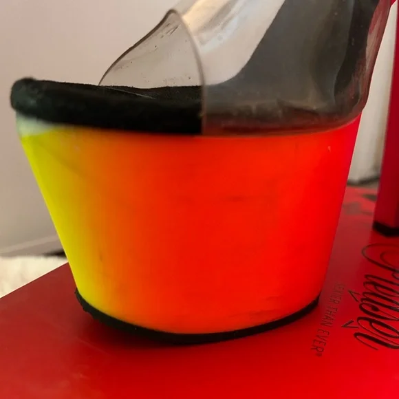 Pleaser Rainbow Heels - Picture 10 of 15